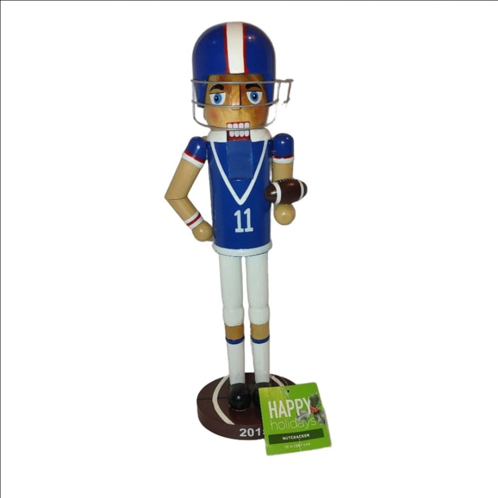 Happy Holiday 15" New York Giants Nutcracker NWT